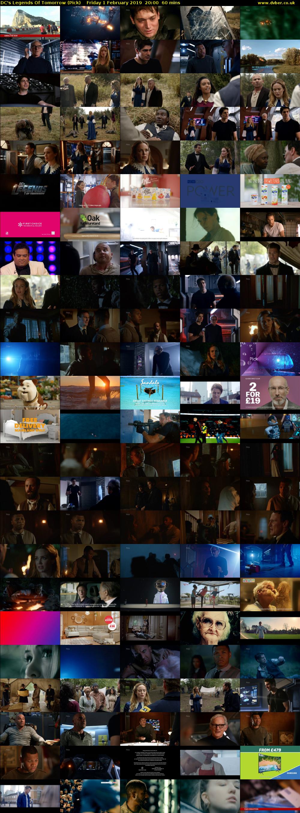 DC's Legends Of Tomorrow (Pick) Friday 1 February 2019 20:00 - 21:00