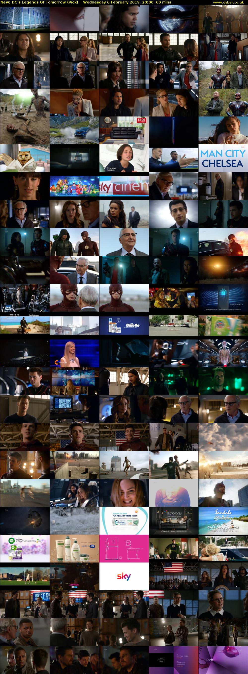 DC's Legends Of Tomorrow (Pick) Wednesday 6 February 2019 20:00 - 21:00