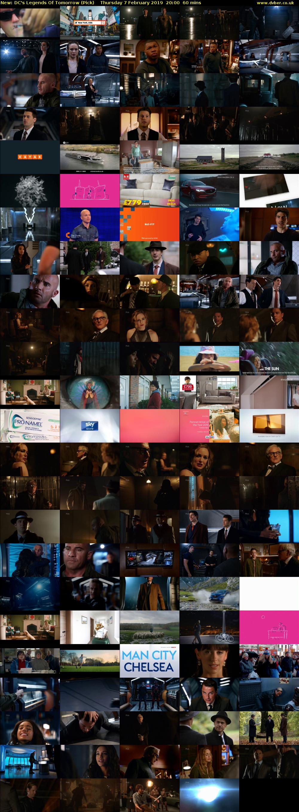 DC's Legends Of Tomorrow (Pick) Thursday 7 February 2019 20:00 - 21:00