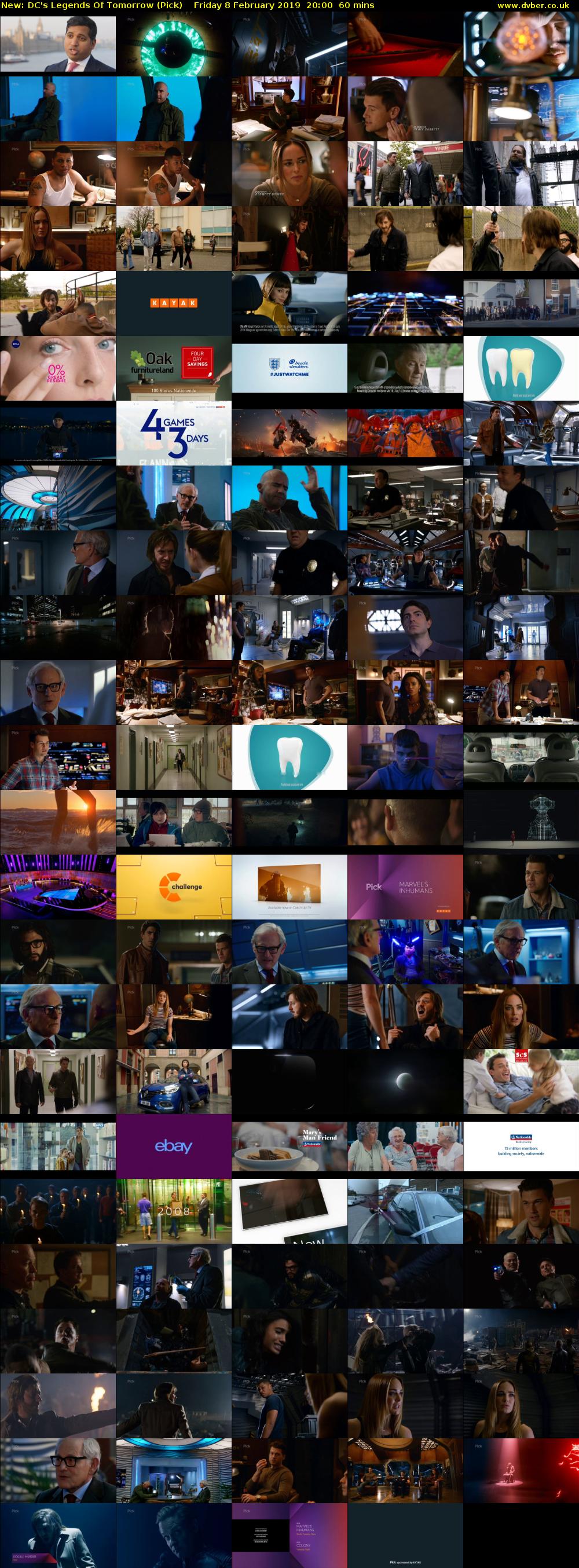 DC's Legends Of Tomorrow (Pick) Friday 8 February 2019 20:00 - 21:00