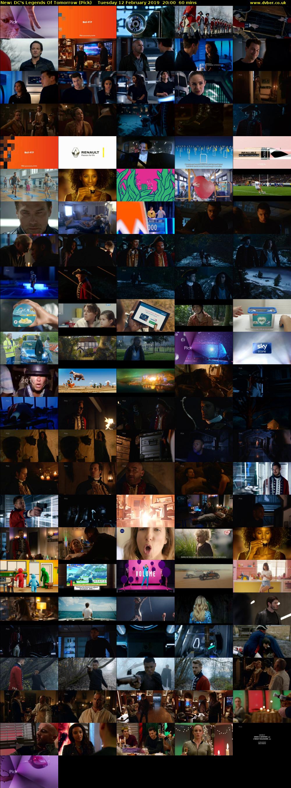 DC's Legends Of Tomorrow (Pick) Tuesday 12 February 2019 20:00 - 21:00