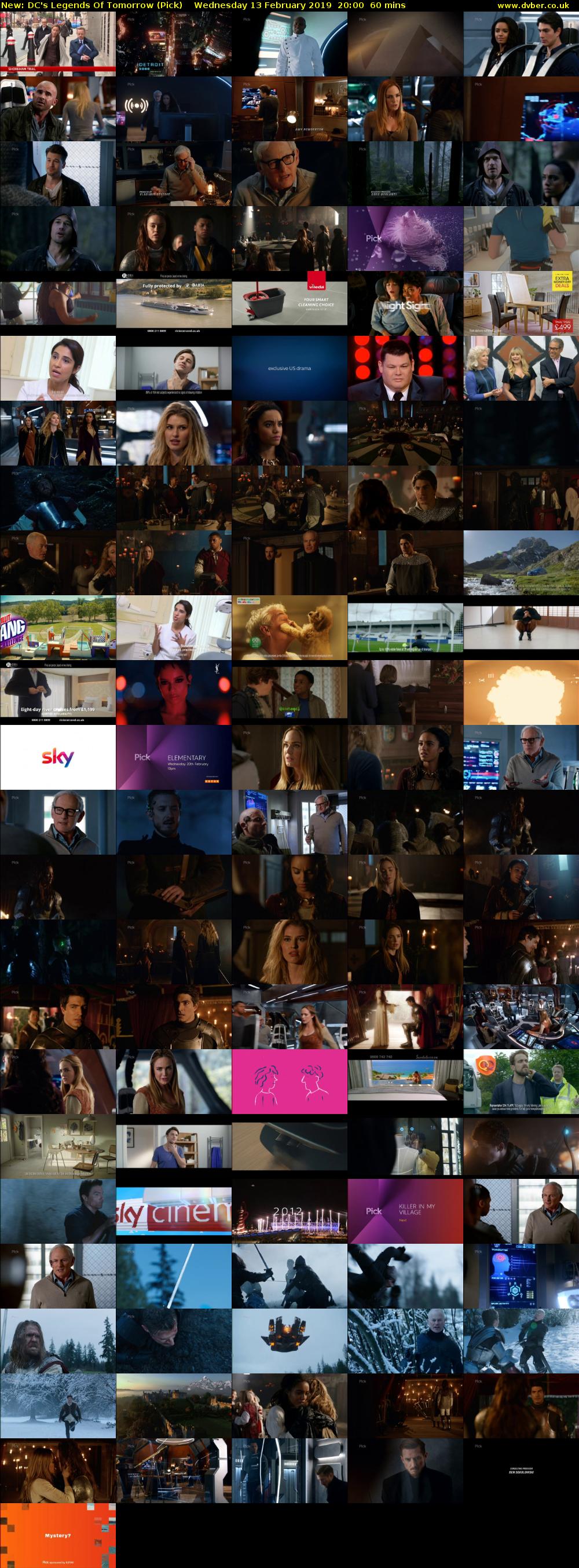 DC's Legends Of Tomorrow (Pick) Wednesday 13 February 2019 20:00 - 21:00