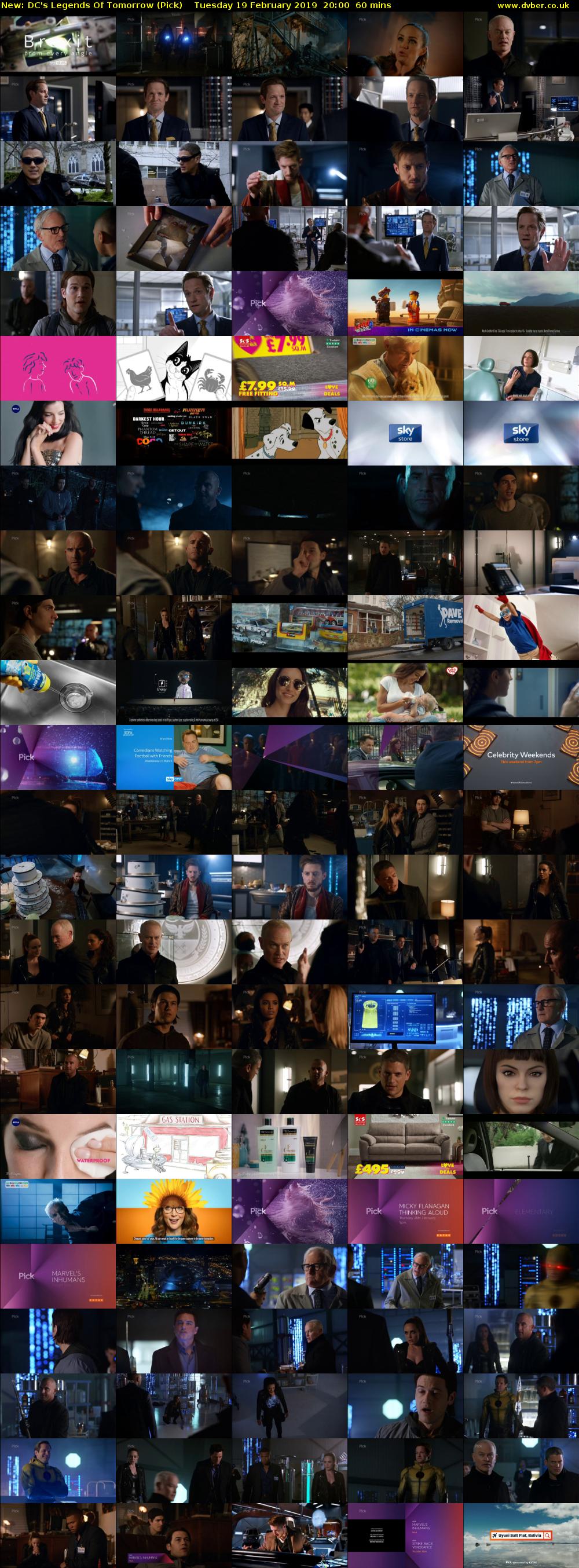 DC's Legends Of Tomorrow (Pick) Tuesday 19 February 2019 20:00 - 21:00