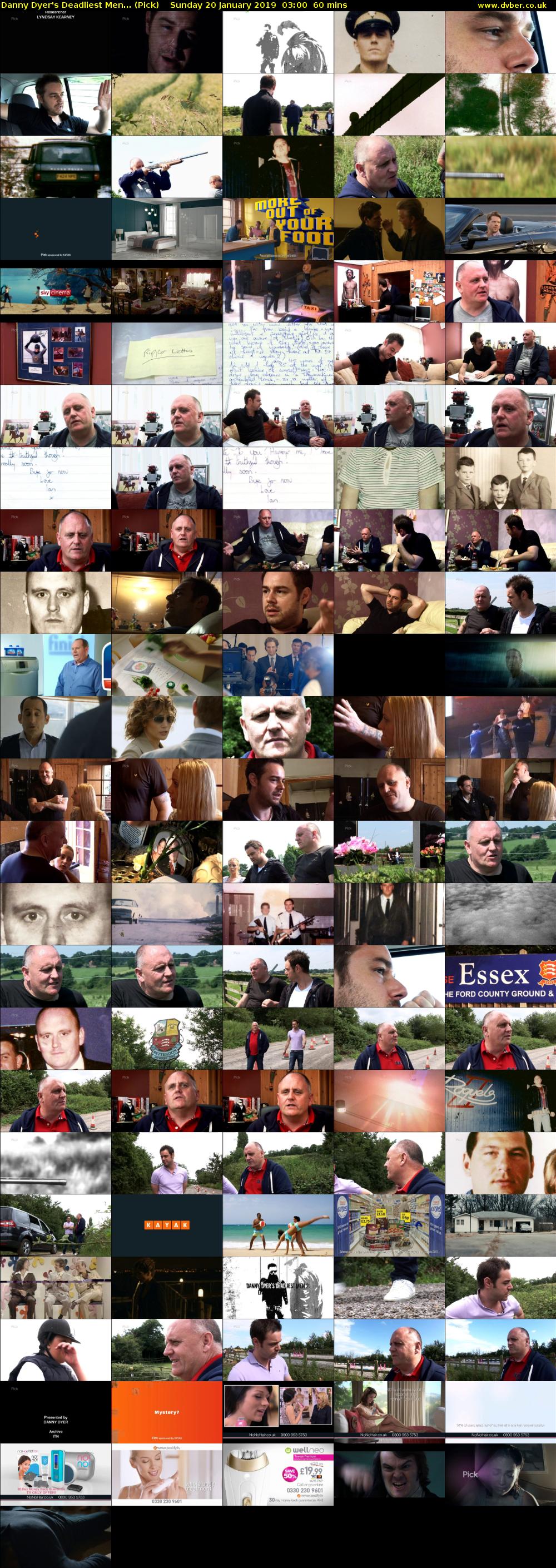 Danny Dyer's Deadliest Men... (Pick) Sunday 20 January 2019 03:00 - 04:00