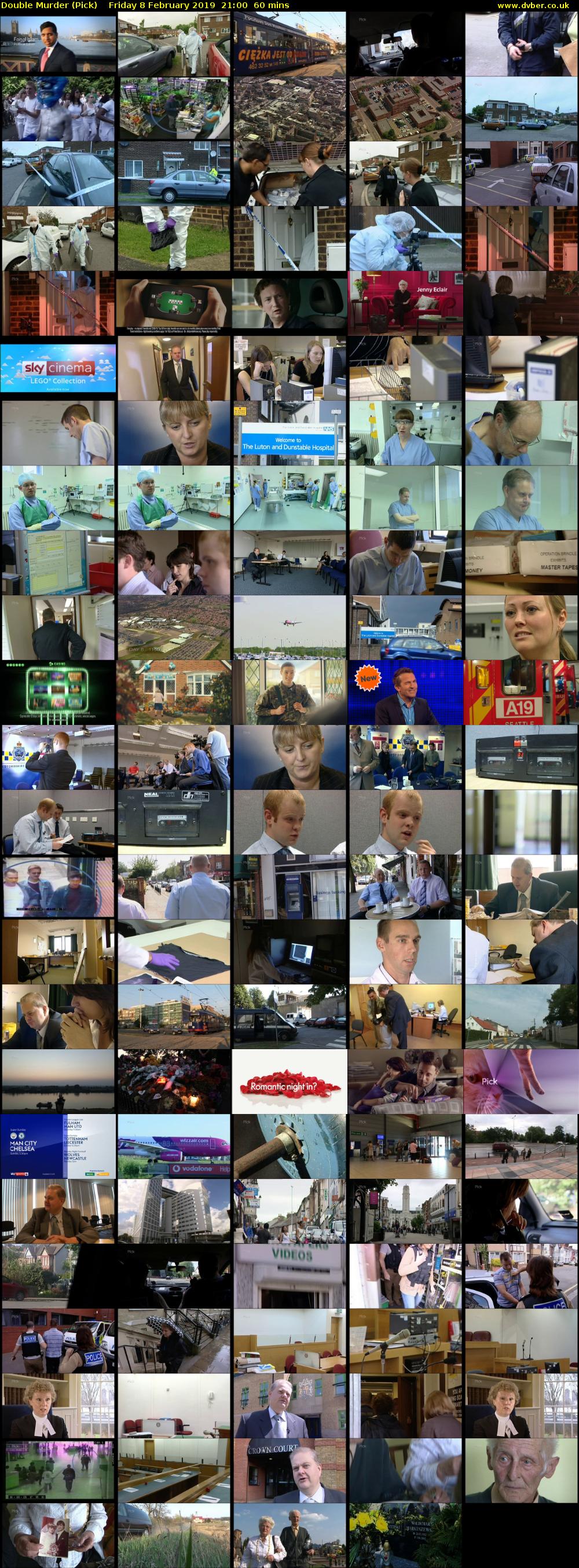 Double Murder (Pick) Friday 8 February 2019 21:00 - 22:00