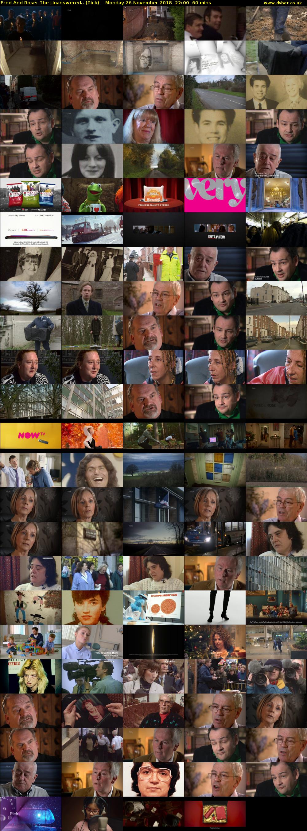 Fred And Rose: The Unanswered.. (Pick) Monday 26 November 2018 22:00 - 23:00