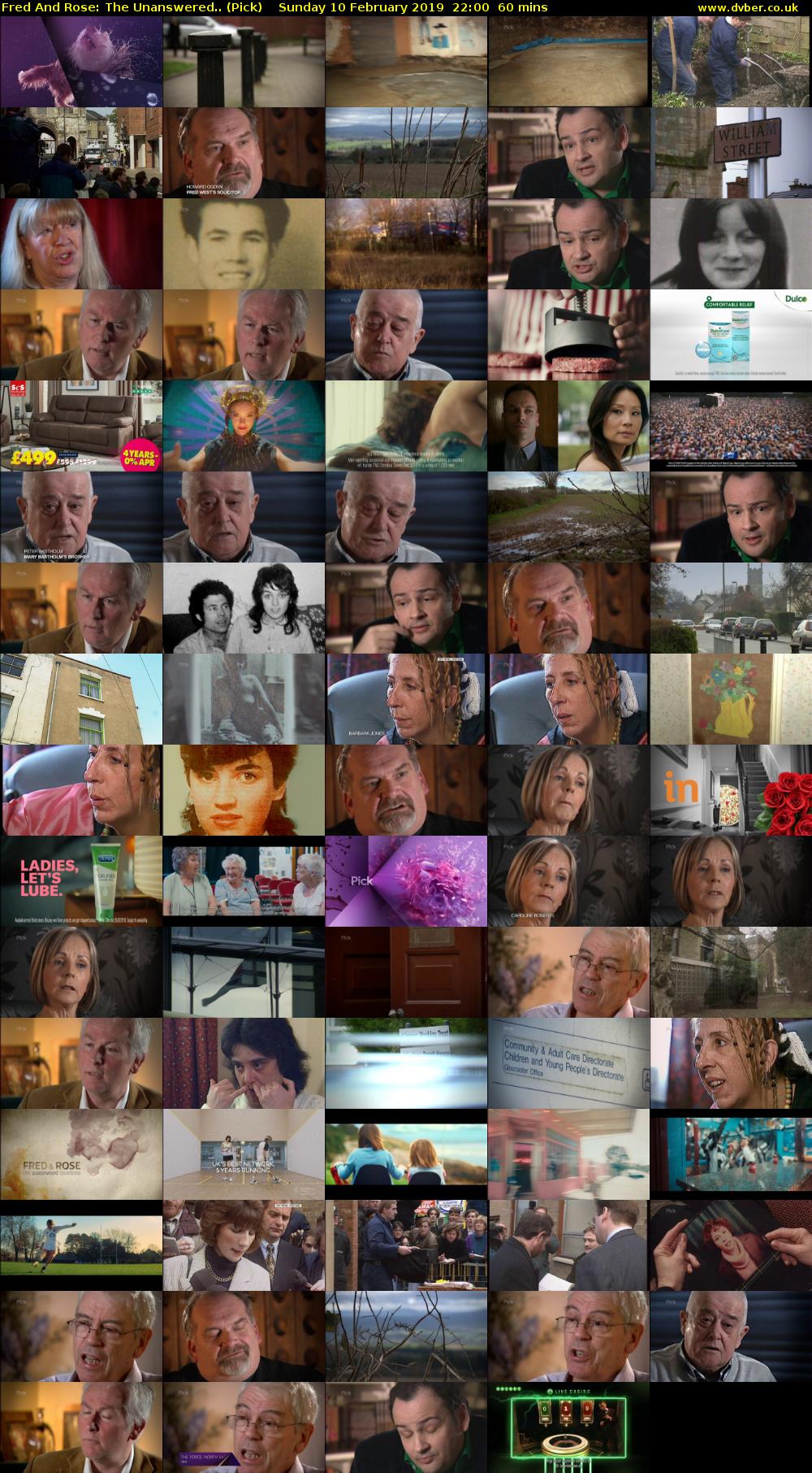 Fred And Rose: The Unanswered.. (Pick) Sunday 10 February 2019 22:00 - 23:00