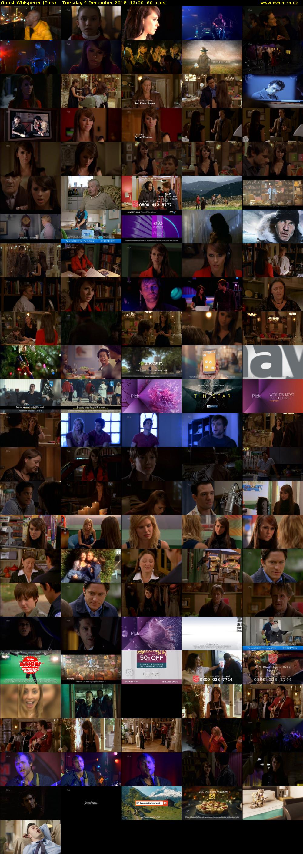 Ghost Whisperer (Pick) Tuesday 4 December 2018 12:00 - 13:00