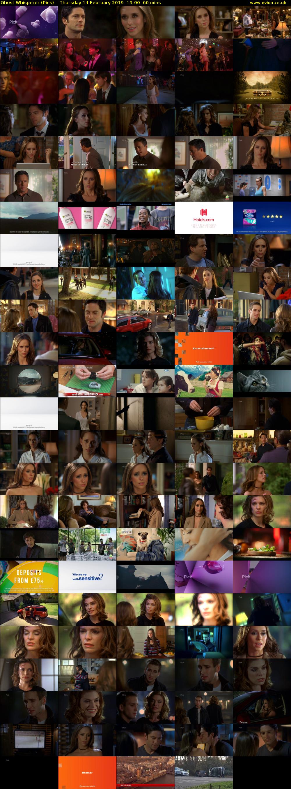 Ghost Whisperer (Pick) Thursday 14 February 2019 19:00 - 20:00