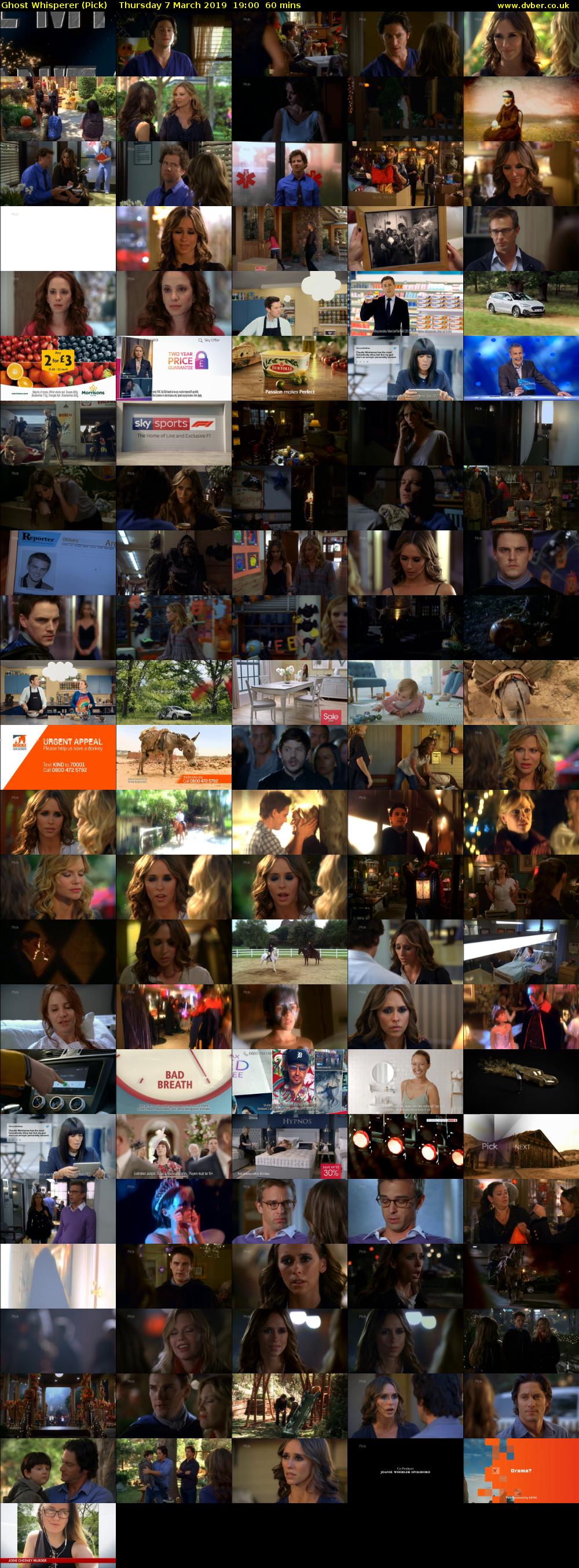 Ghost Whisperer (Pick) Thursday 7 March 2019 19:00 - 20:00