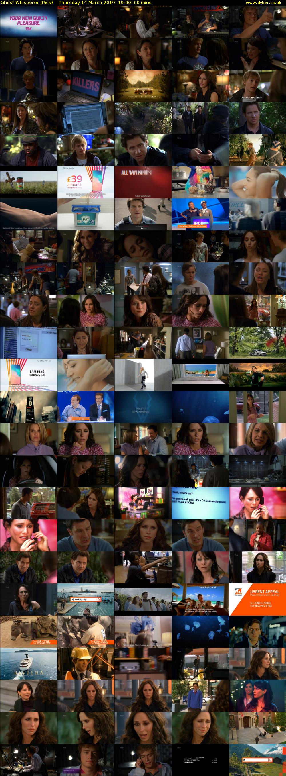 Ghost Whisperer (Pick) Thursday 14 March 2019 19:00 - 20:00
