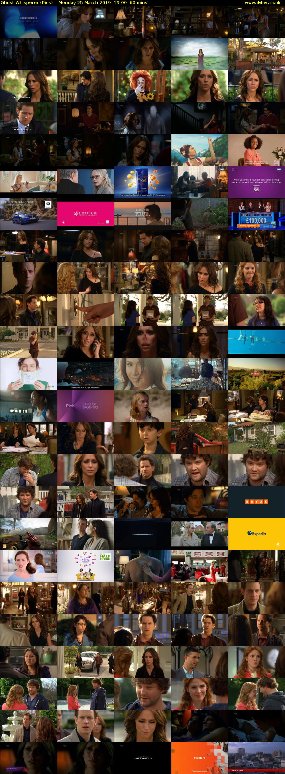 Ghost Whisperer (Pick) Monday 25 March 2019 19:00 - 20:00