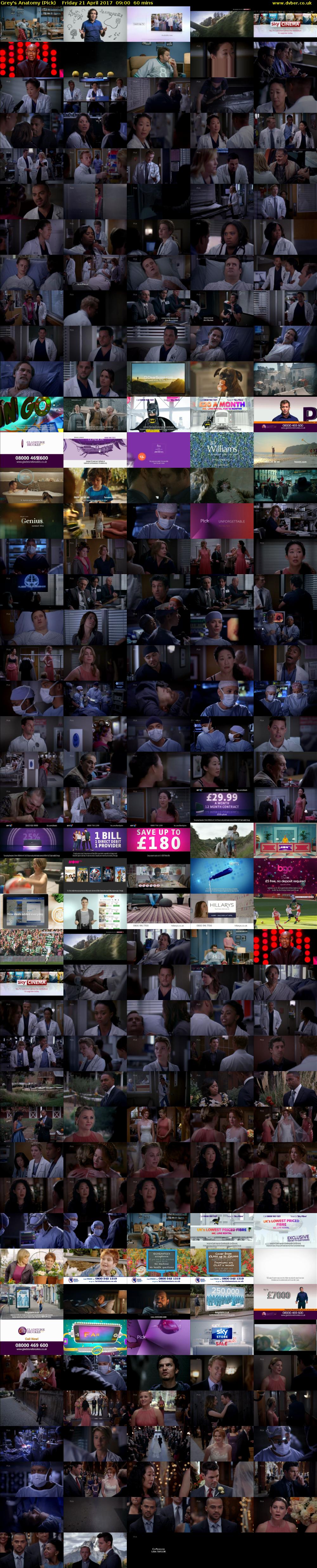Grey's Anatomy (Pick) Friday 21 April 2017 09:00 - 10:00