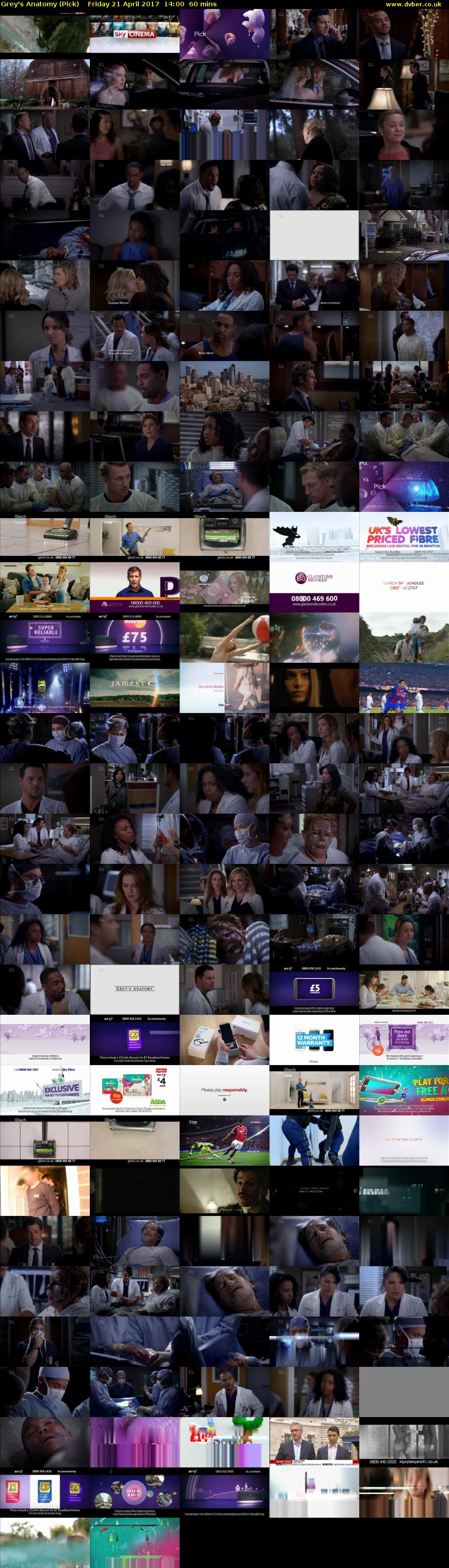 Grey's Anatomy (Pick) Friday 21 April 2017 14:00 - 15:00
