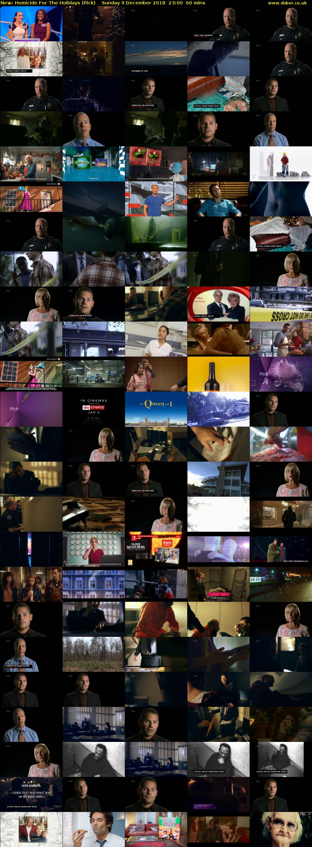 Homicide For The Holidays (Pick) Sunday 9 December 2018 23:00 - 00:00