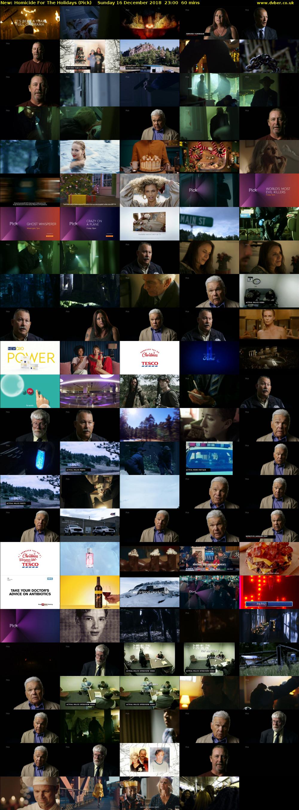 Homicide For The Holidays (Pick) Sunday 16 December 2018 23:00 - 00:00