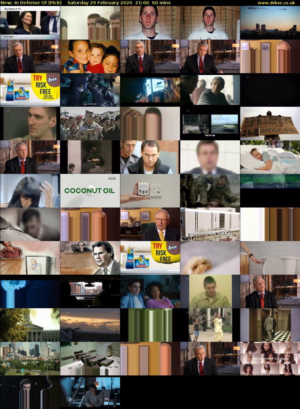 In Defense Of (Pick) Saturday 29 February 2020 21:00 - 22:00