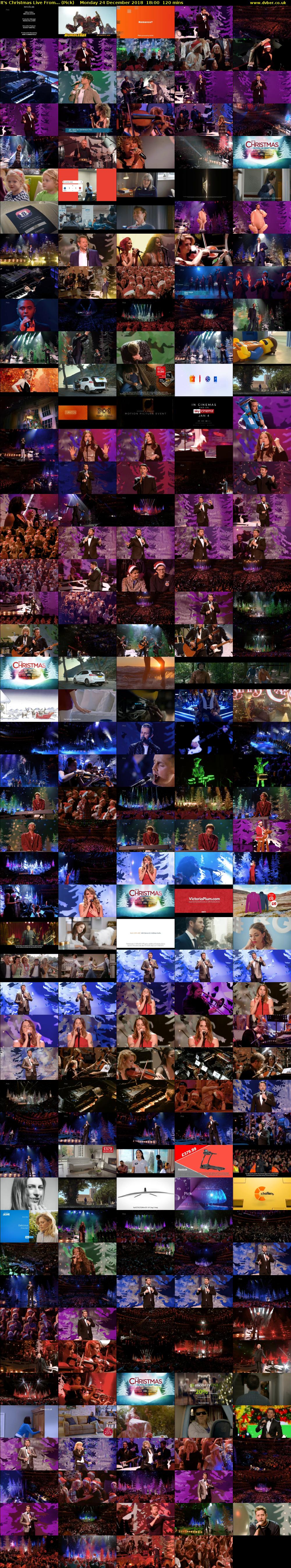 It's Christmas Live From... (Pick) Monday 24 December 2018 18:00 - 20:00