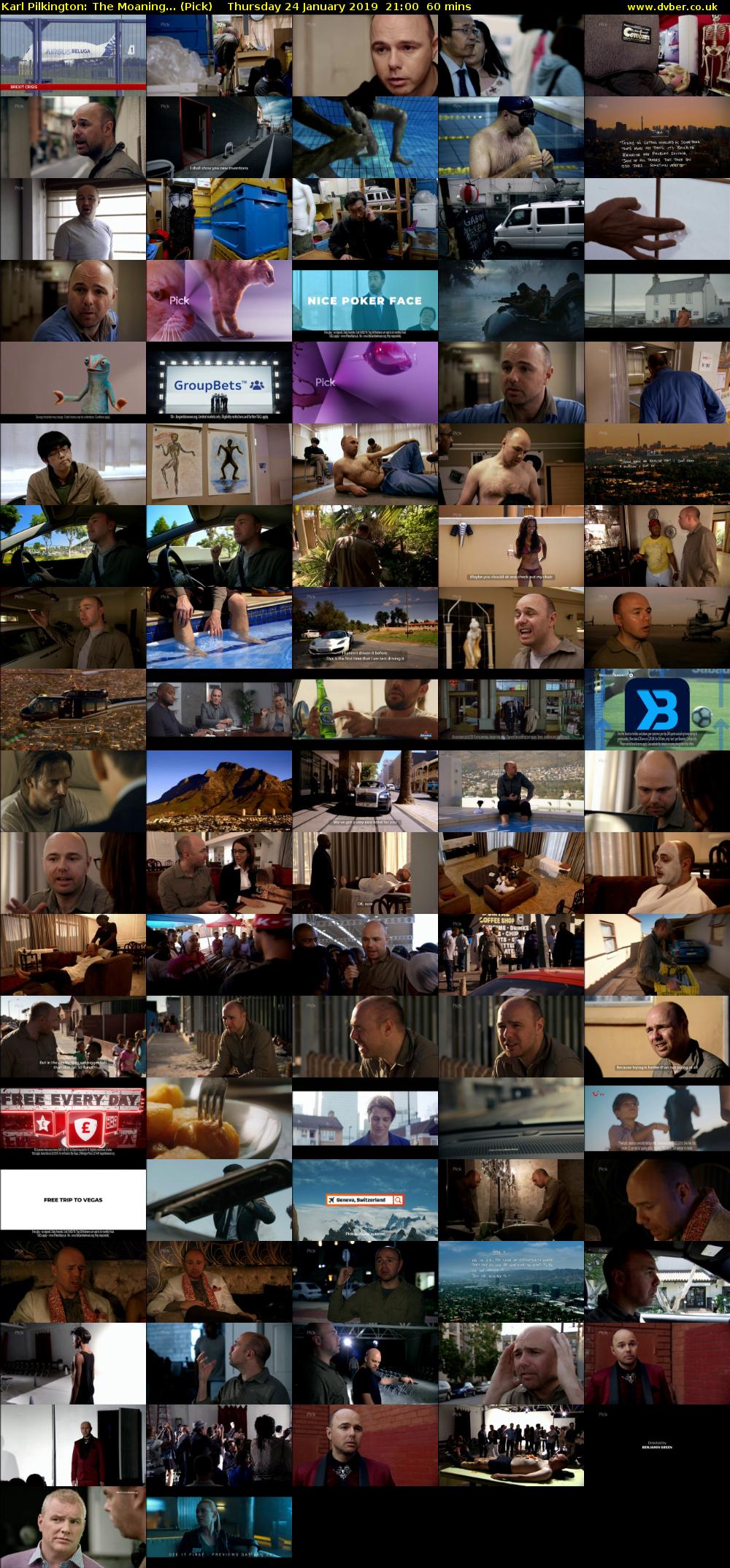 Karl Pilkington: The Moaning... (Pick) Thursday 24 January 2019 21:00 - 22:00