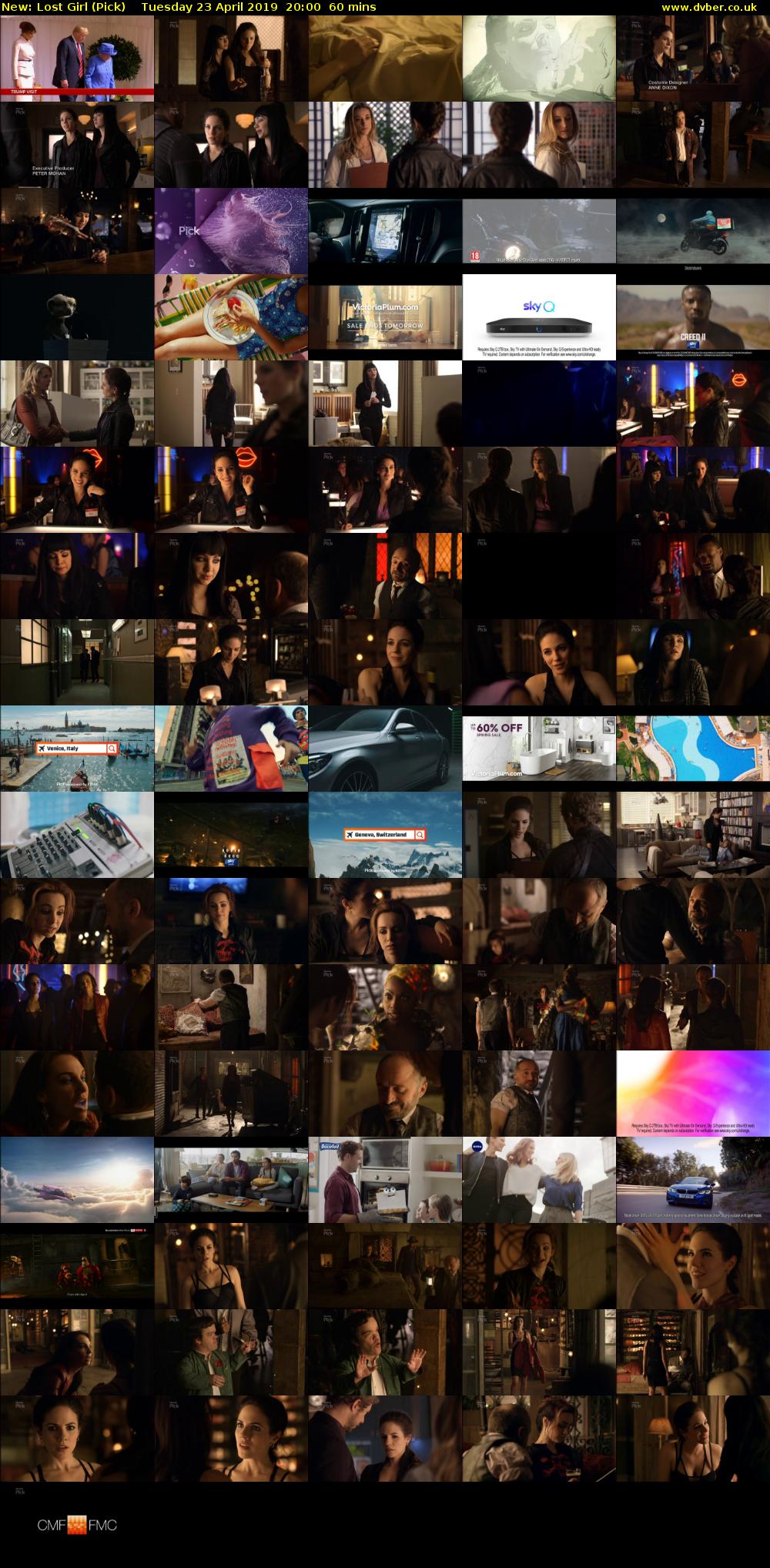 Lost Girl (Pick) Tuesday 23 April 2019 20:00 - 21:00