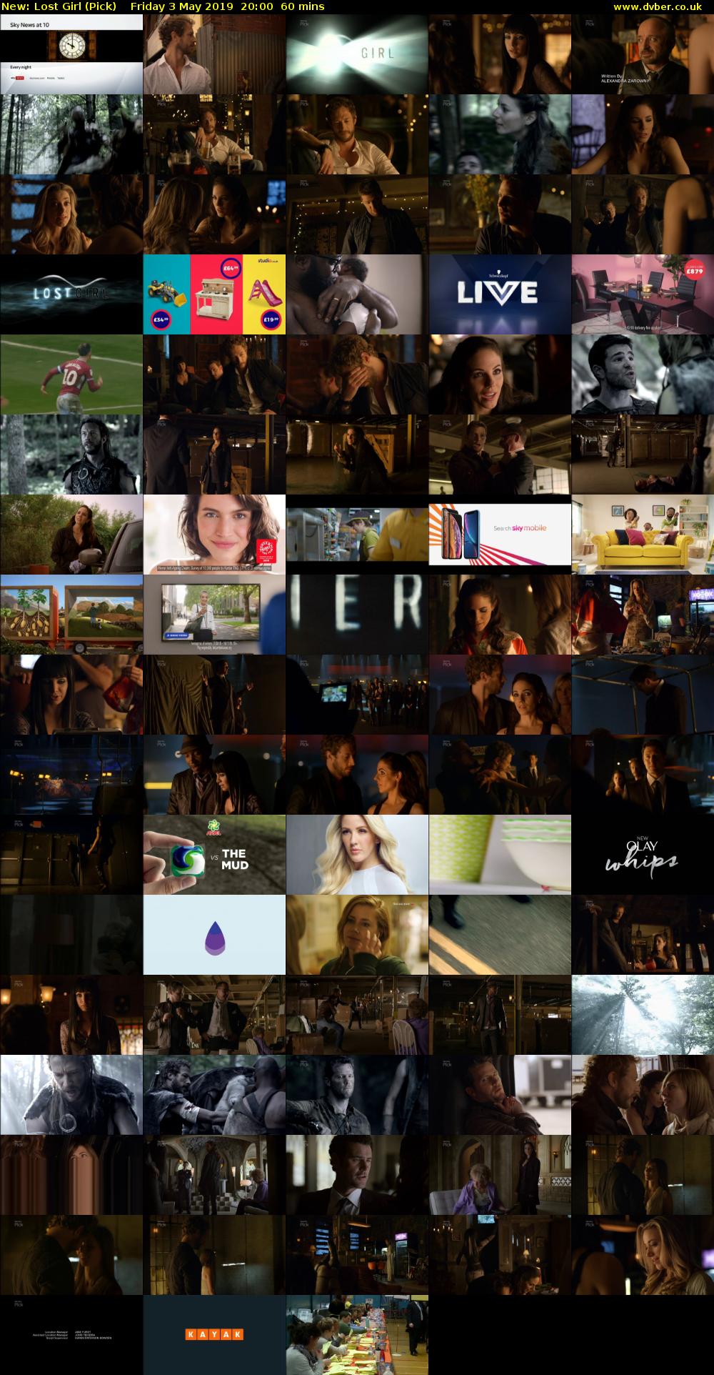 Lost Girl (Pick) Friday 3 May 2019 20:00 - 21:00