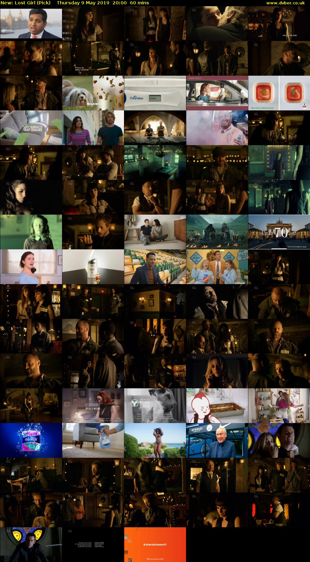 Lost Girl (Pick) Thursday 9 May 2019 20:00 - 21:00
