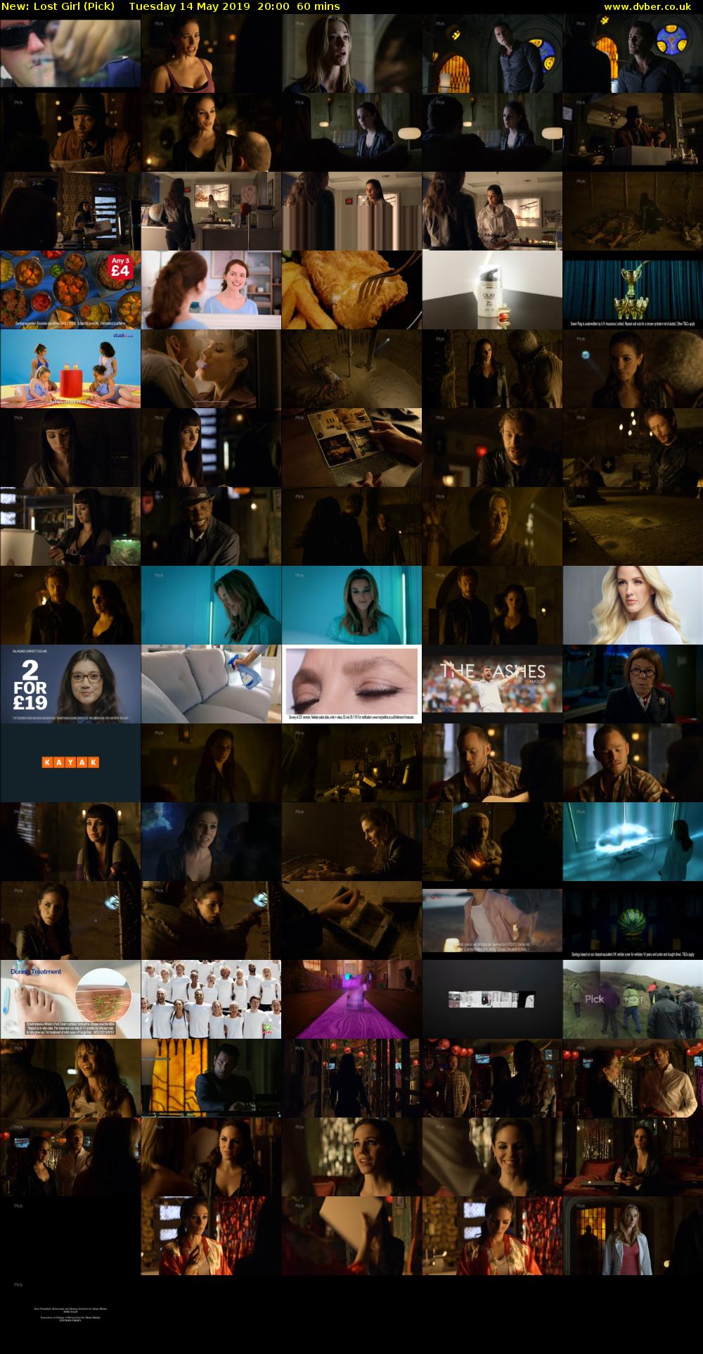 Lost Girl (Pick) Tuesday 14 May 2019 20:00 - 21:00