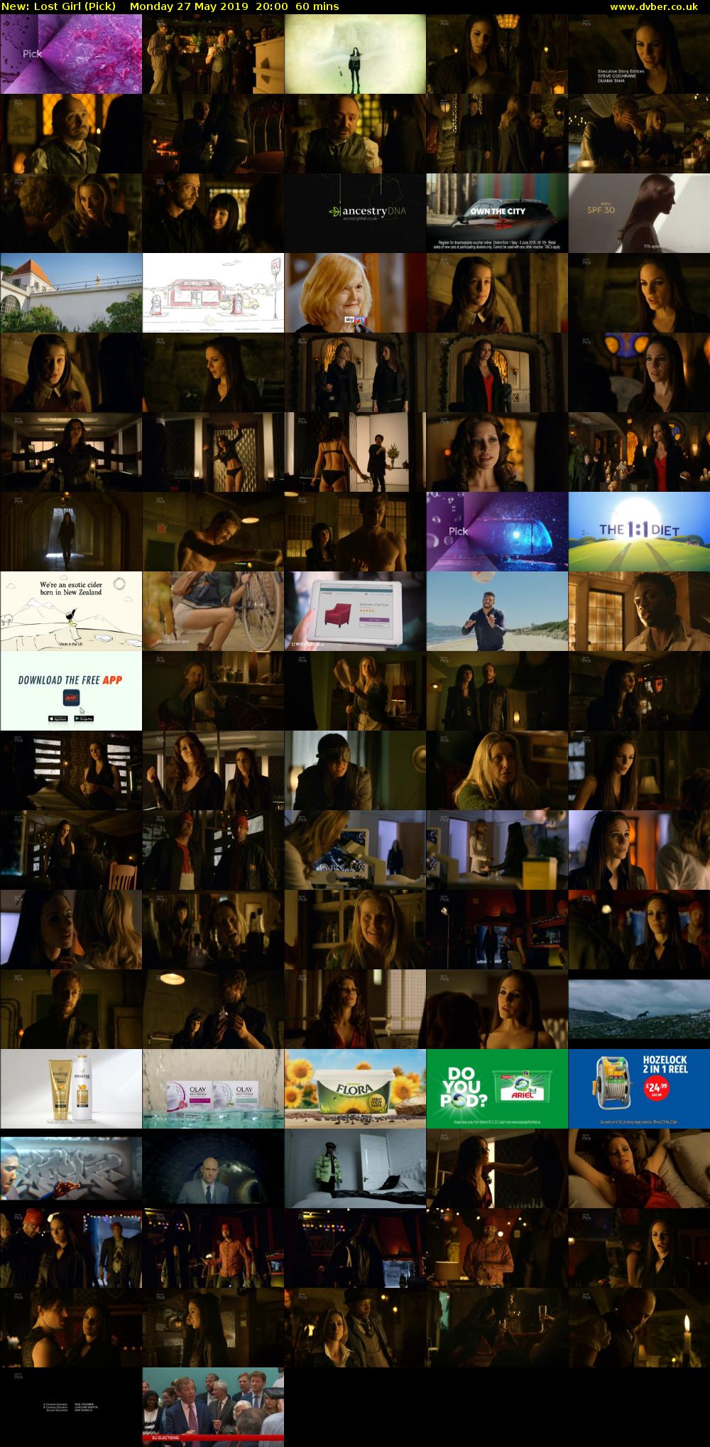 Lost Girl (Pick) Monday 27 May 2019 20:00 - 21:00
