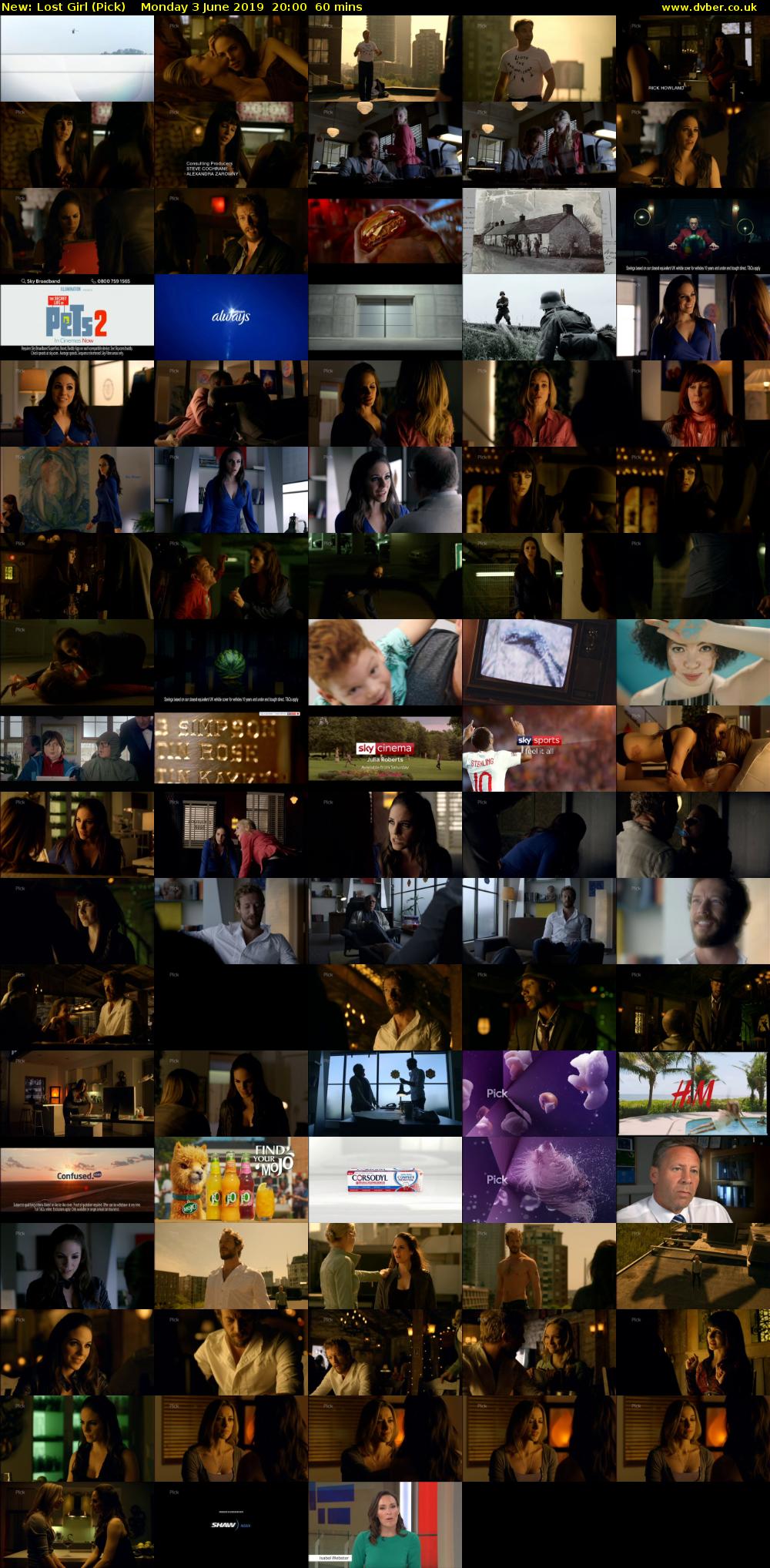 Lost Girl (Pick) Monday 3 June 2019 20:00 - 21:00