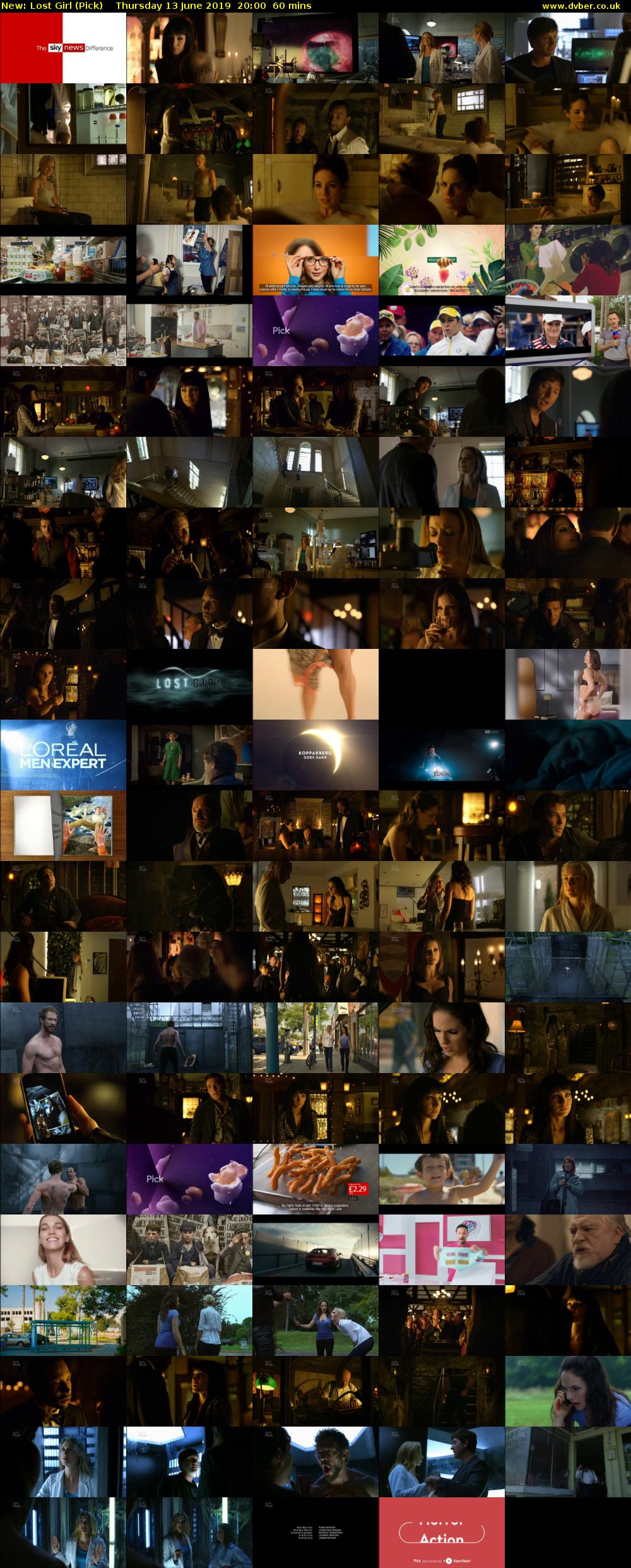 Lost Girl (Pick) Thursday 13 June 2019 20:00 - 21:00