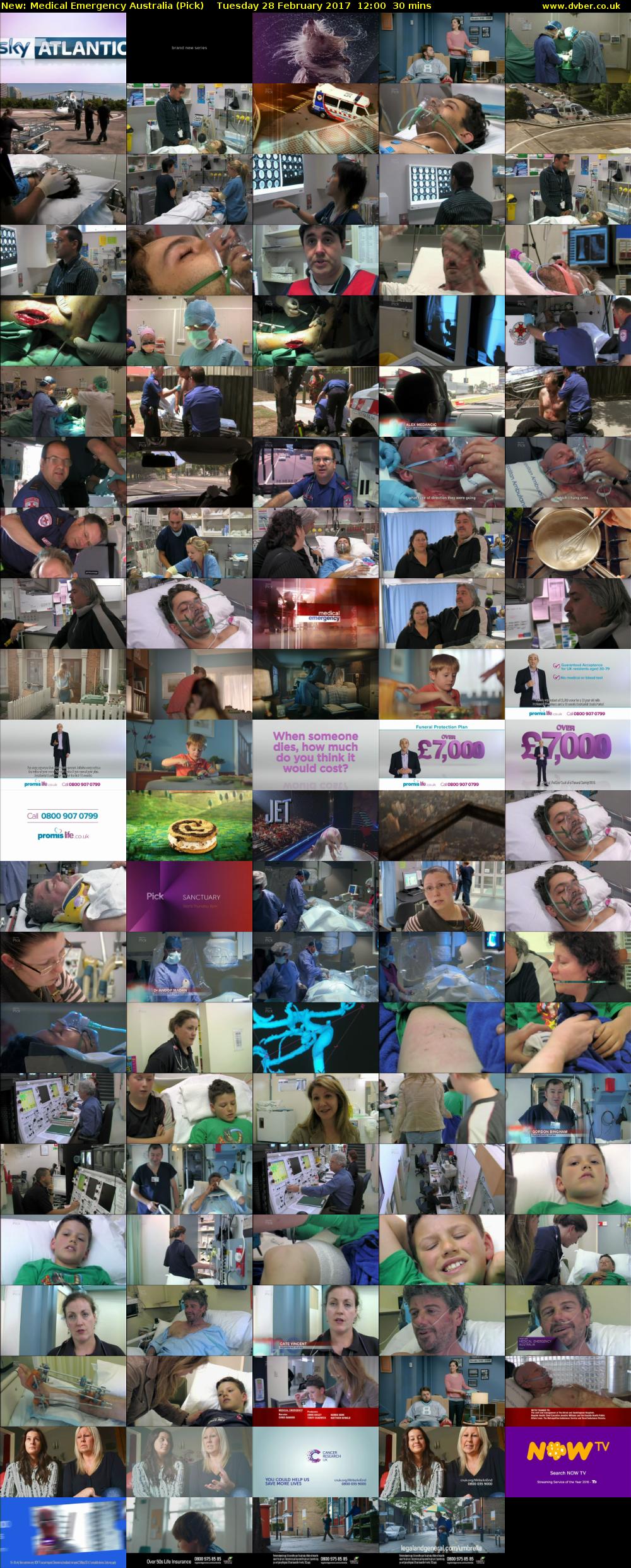 Medical Emergency Australia (Pick) Tuesday 28 February 2017 12:00 - 12:30