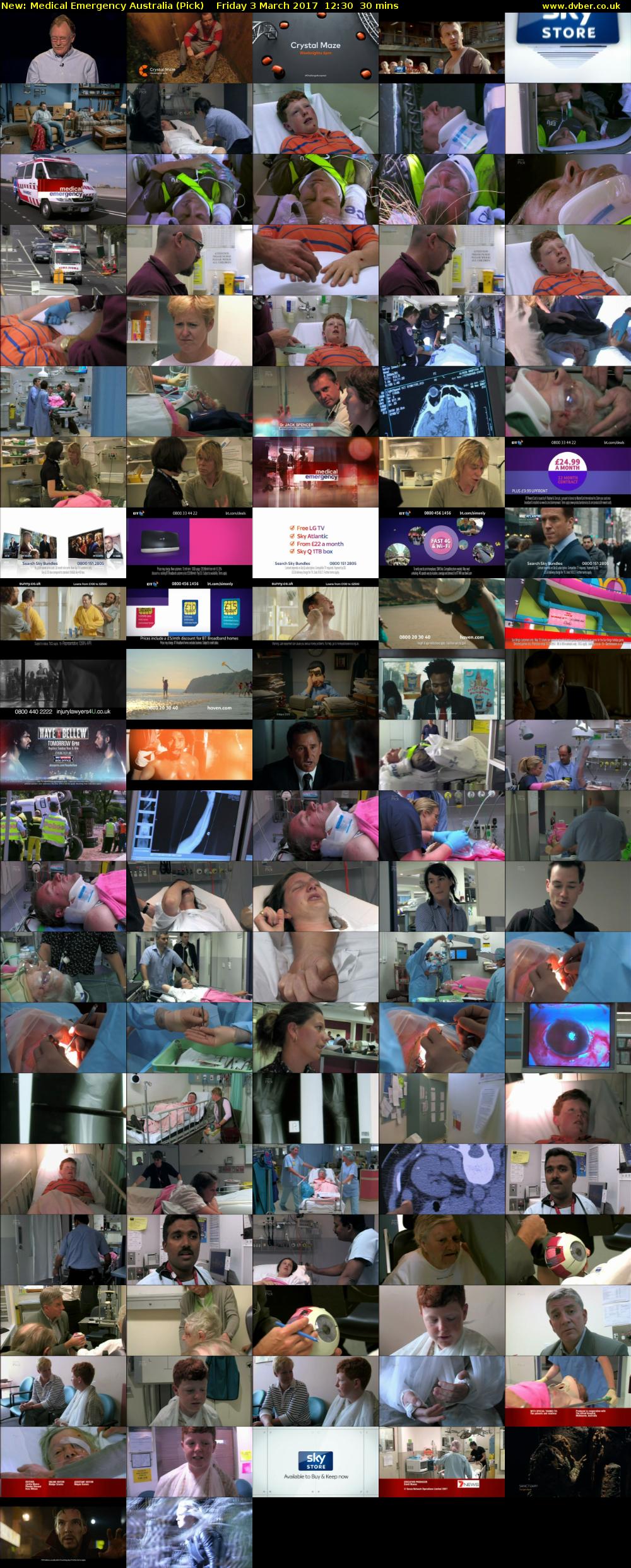 Medical Emergency Australia (Pick) Friday 3 March 2017 12:30 - 13:00