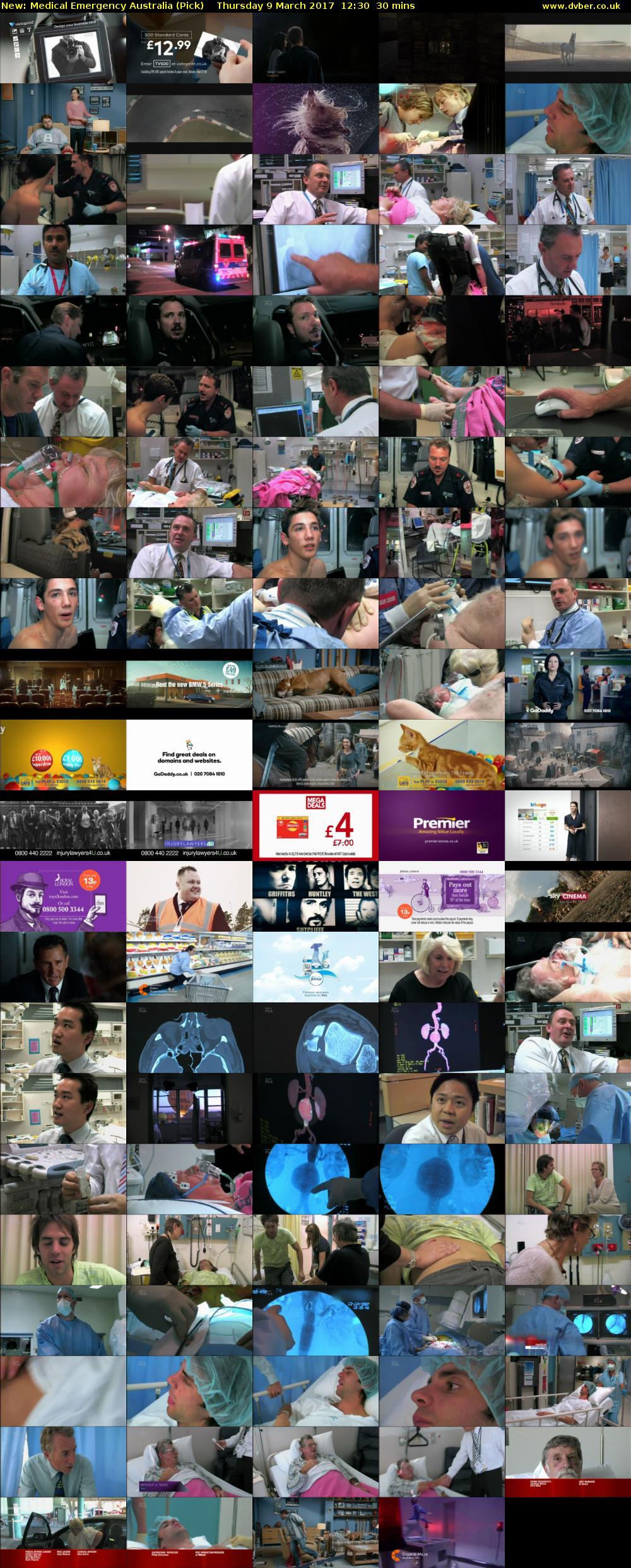 Medical Emergency Australia (Pick) Thursday 9 March 2017 12:30 - 13:00