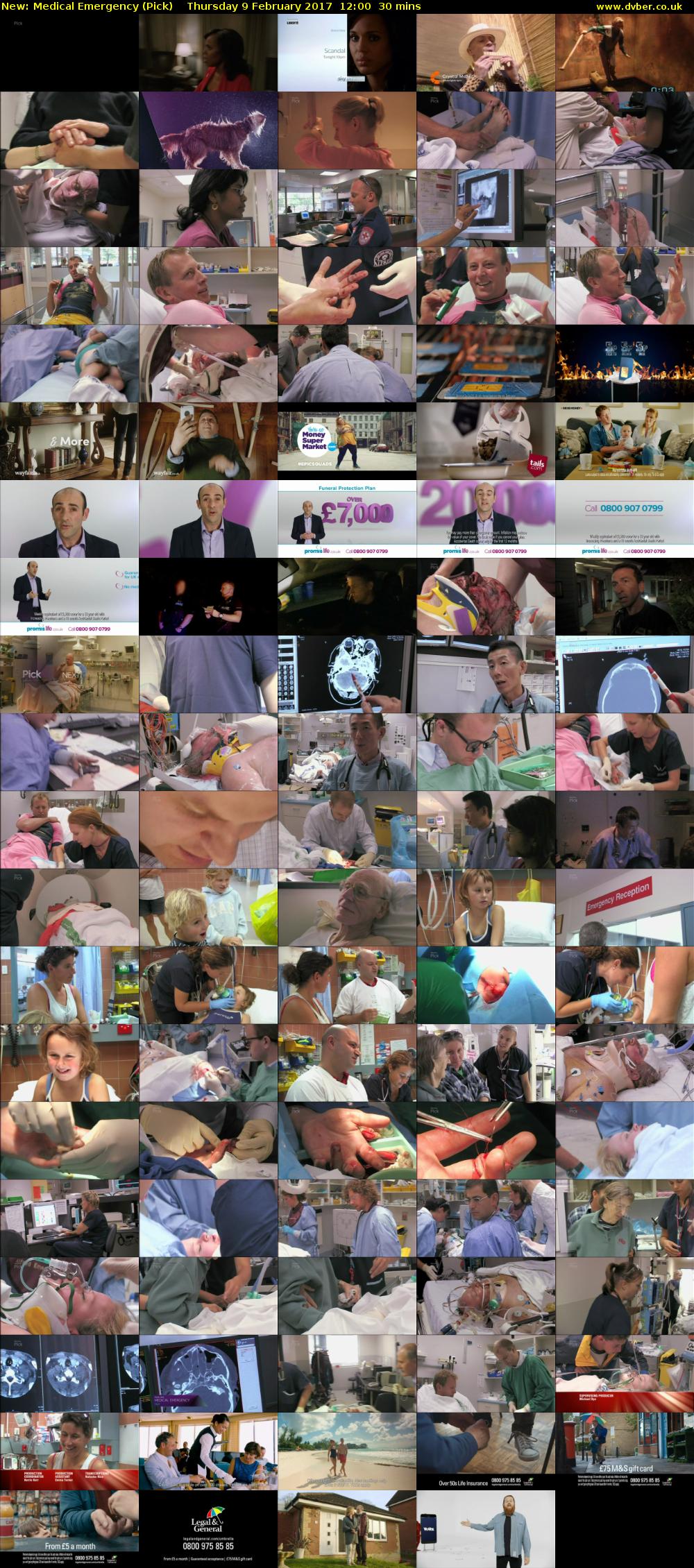 Medical Emergency (Pick) Thursday 9 February 2017 12:00 - 12:30