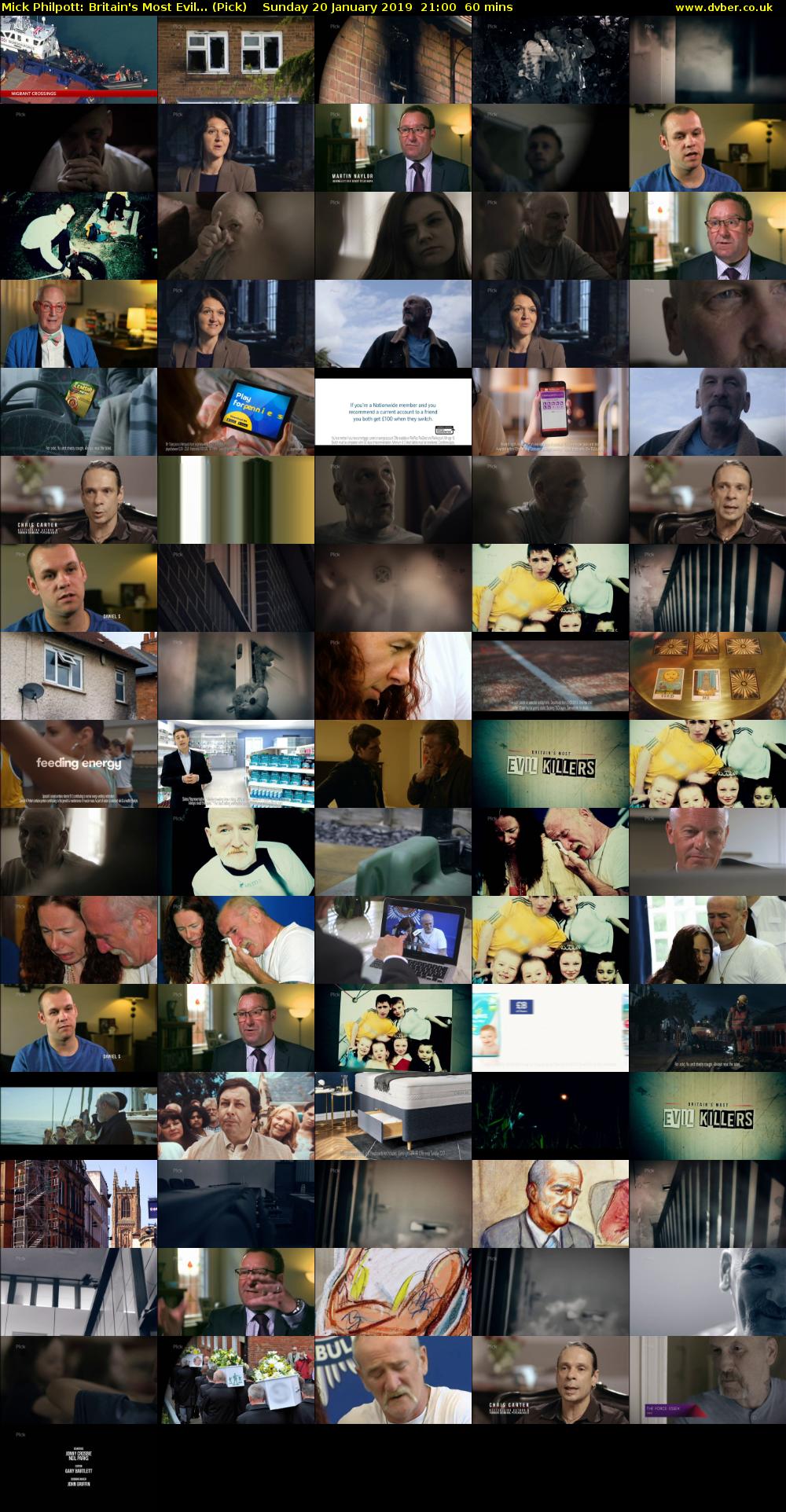 Mick Philpott: Britain's Most Evil... (Pick) Sunday 20 January 2019 21:00 - 22:00