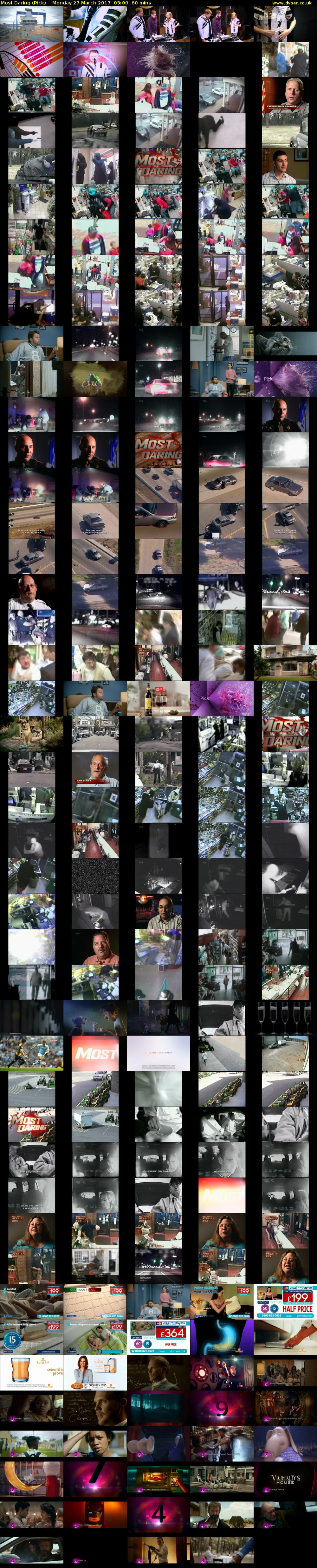 Most Daring (Pick) Monday 27 March 2017 03:00 - 04:00
