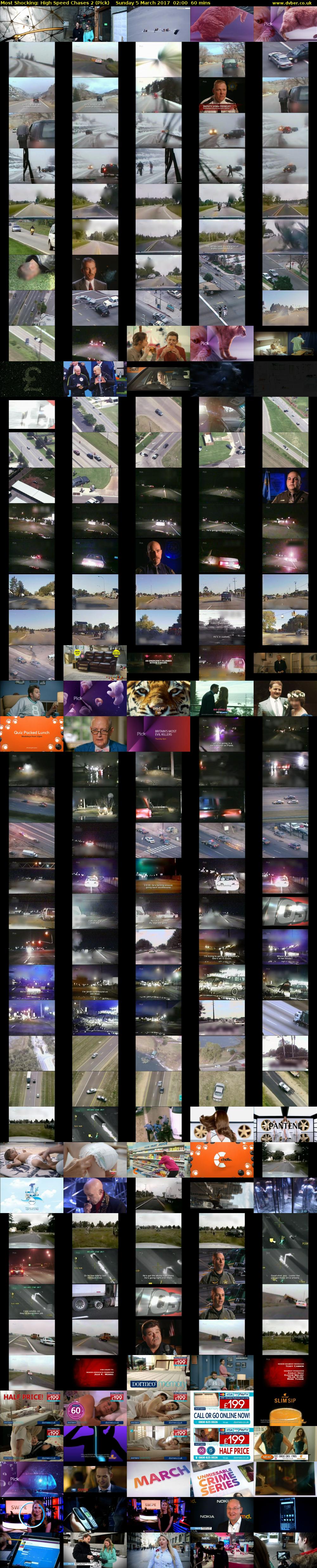 Most Shocking: High Speed Chases 2 (Pick) Sunday 5 March 2017 02:00 - 03:00