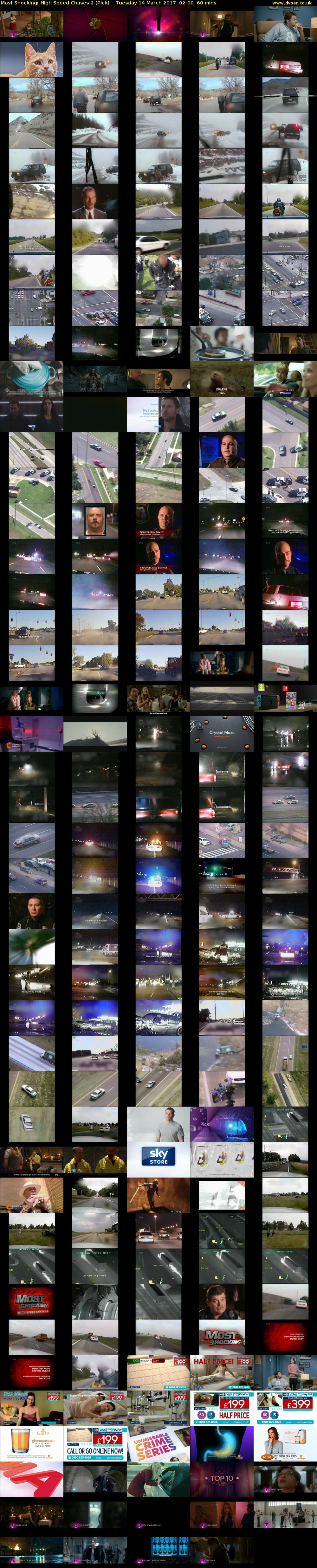 Most Shocking: High Speed Chases 2 (Pick) Tuesday 14 March 2017 02:00 - 03:00