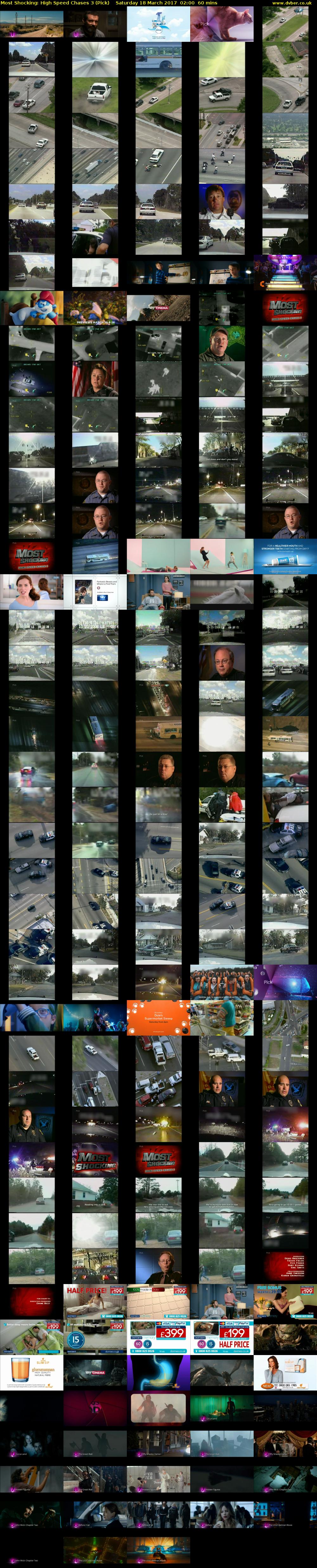 Most Shocking: High Speed Chases 3 (Pick) Saturday 18 March 2017 02:00 - 03:00