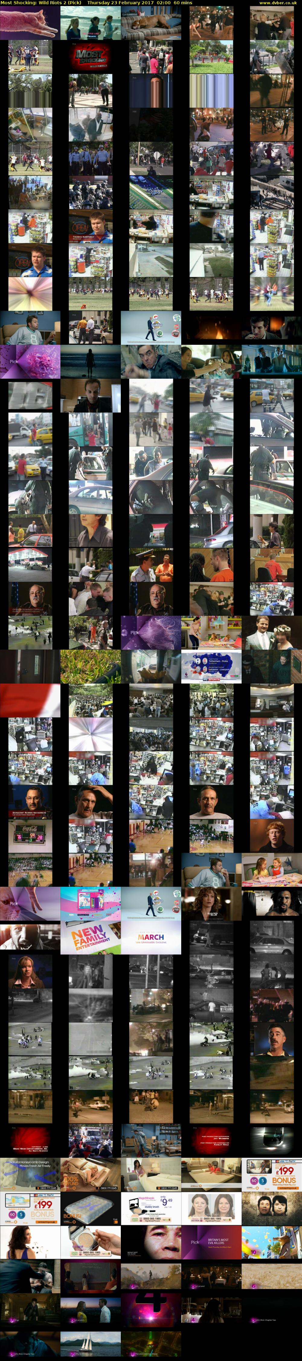 Most Shocking: Wild Riots 2 (Pick) Thursday 23 February 2017 02:00 - 03:00