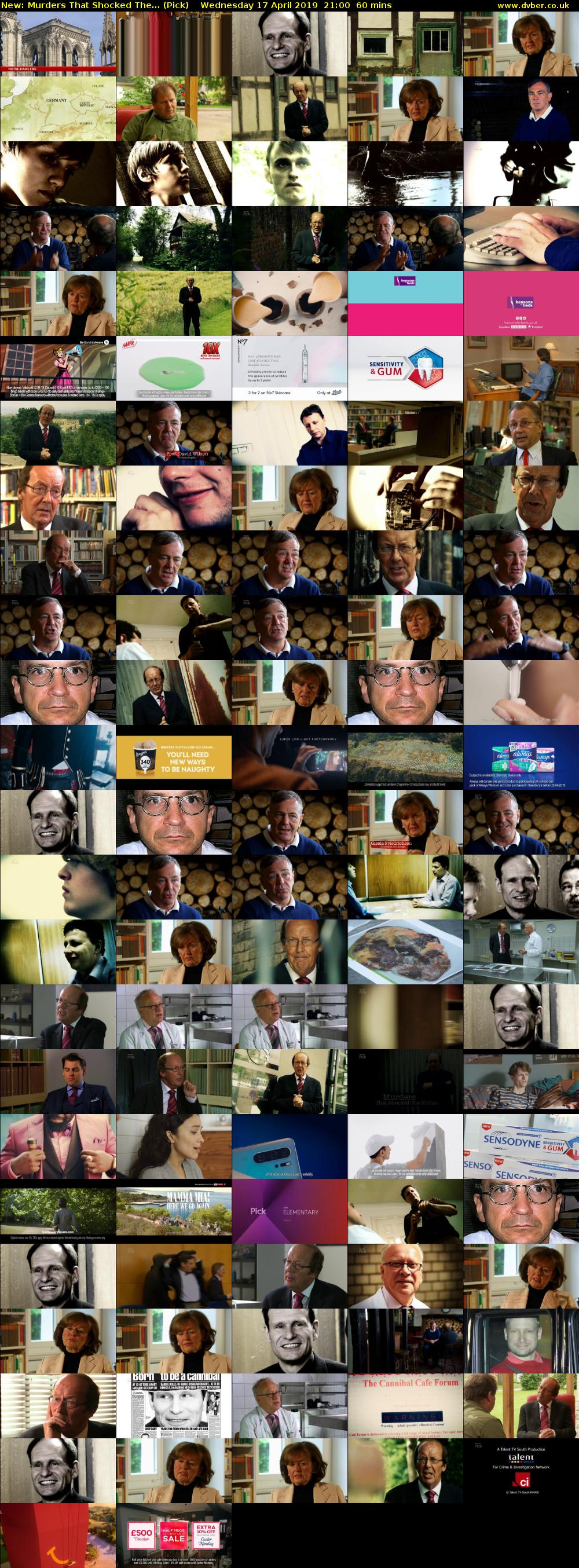 Murders That Shocked The... (Pick) Wednesday 17 April 2019 21:00 - 22:00
