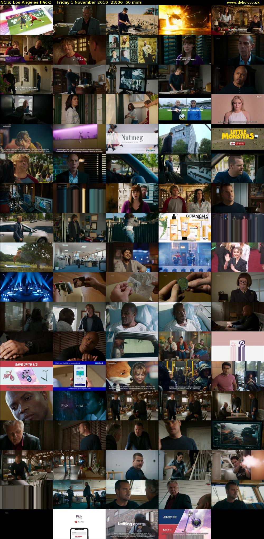 NCIS: Los Angeles (Pick) Friday 1 November 2019 23:00 - 00:00