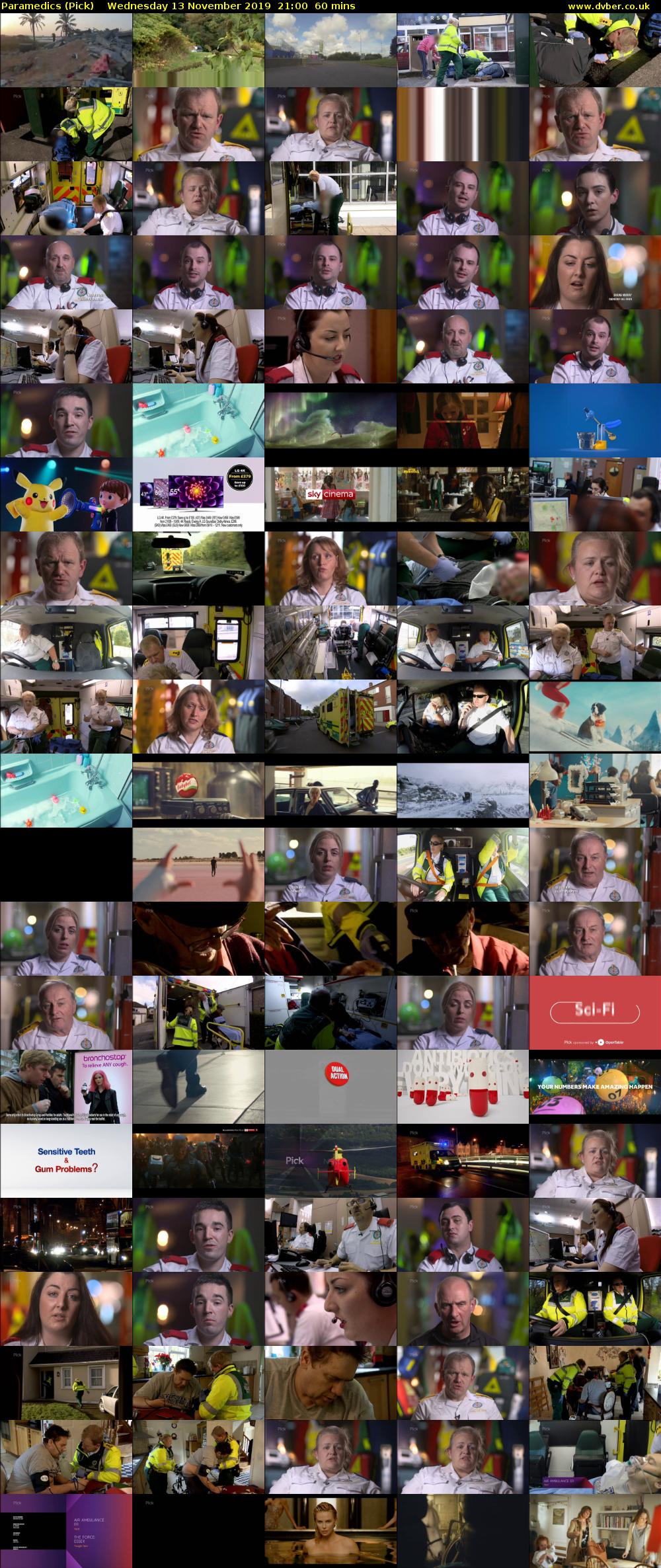 Paramedics (Pick) Wednesday 13 November 2019 21:00 - 22:00