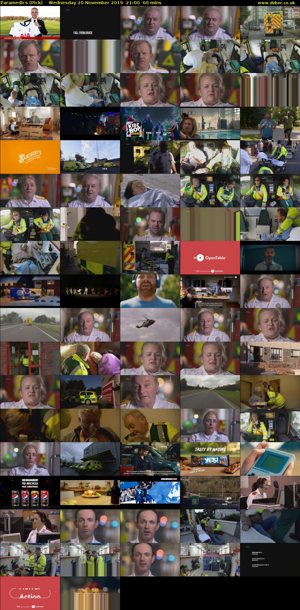 Paramedics (Pick) Wednesday 20 November 2019 21:00 - 22:00
