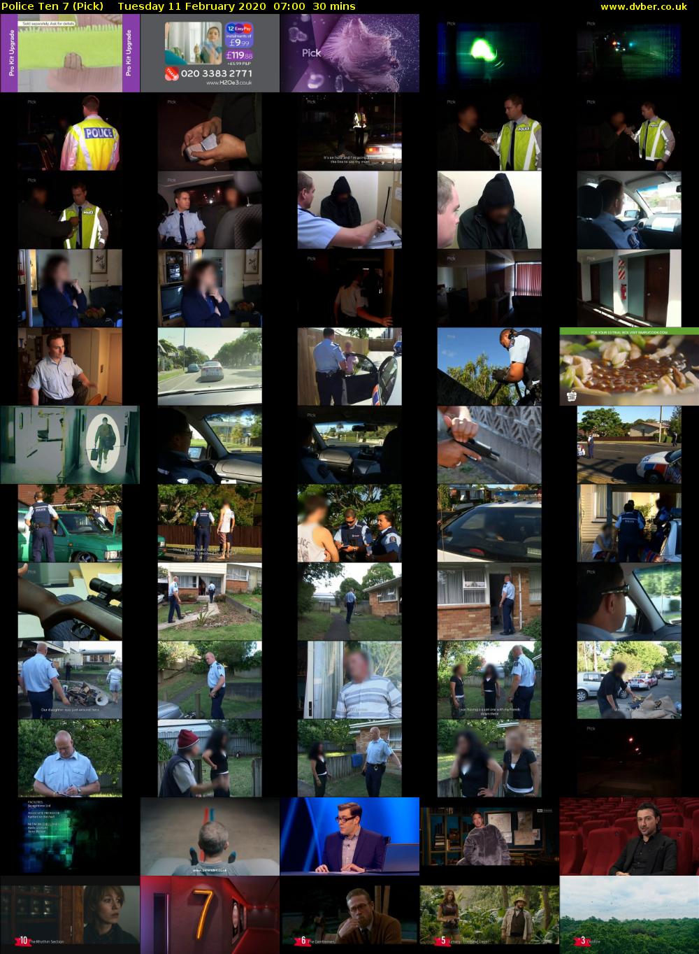 Police Ten 7 (Pick) Tuesday 11 February 2020 07:00 - 07:30