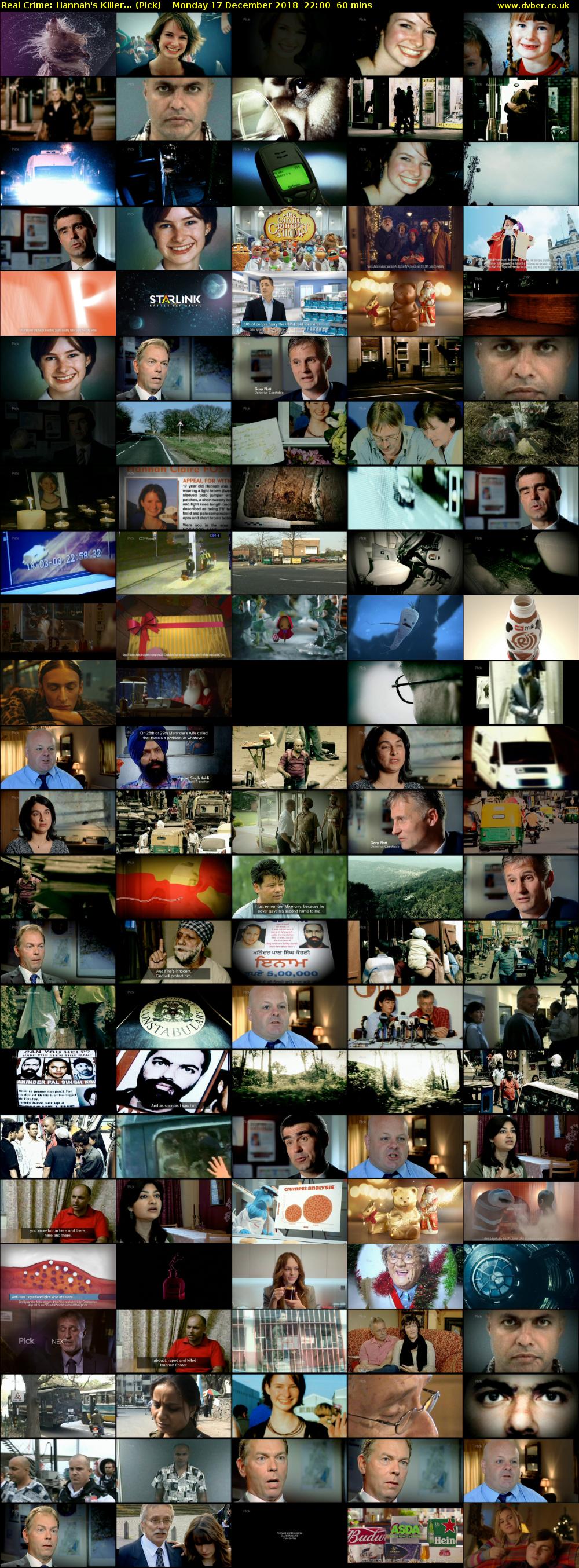 Real Crime: Hannah's Killer... (Pick) Monday 17 December 2018 22:00 - 23:00