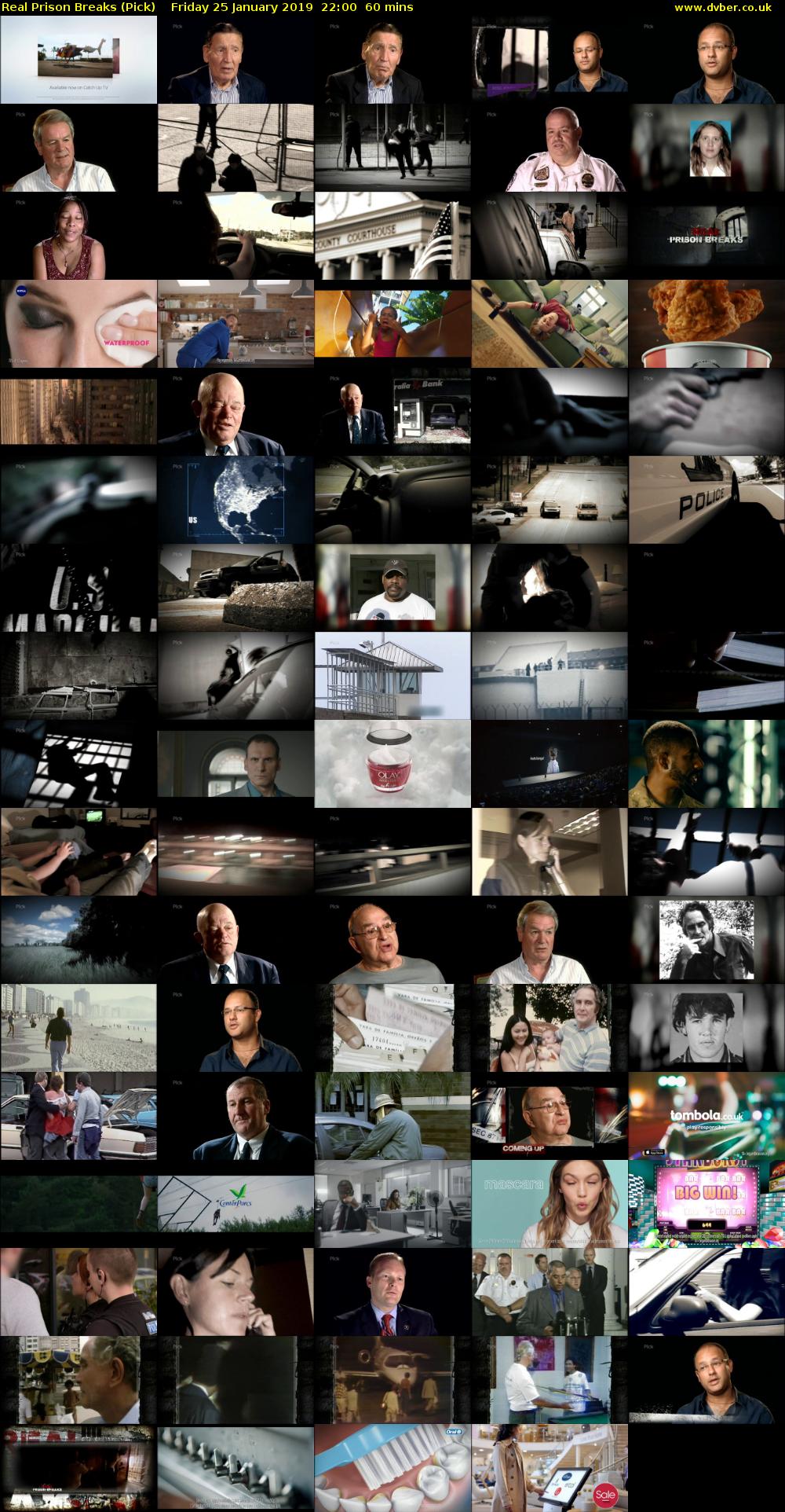 Real Prison Breaks (Pick) Friday 25 January 2019 22:00 - 23:00