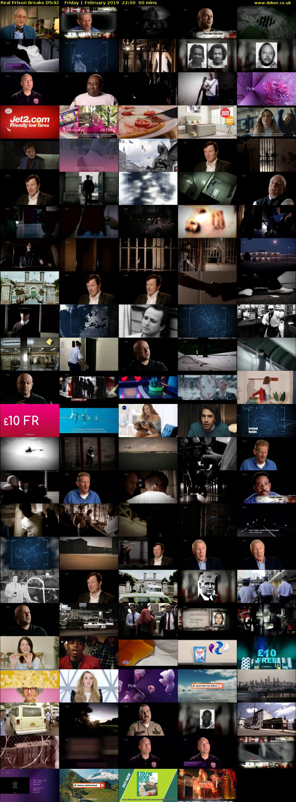 Real Prison Breaks (Pick) Friday 1 February 2019 22:00 - 23:00