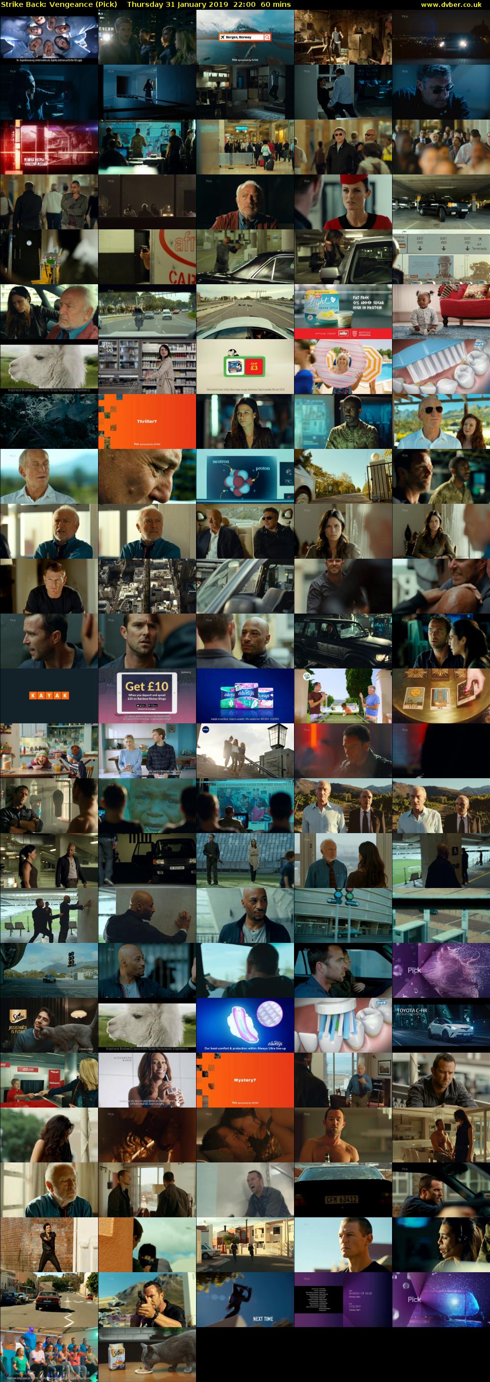 Strike Back: Vengeance (Pick) Thursday 31 January 2019 22:00 - 23:00