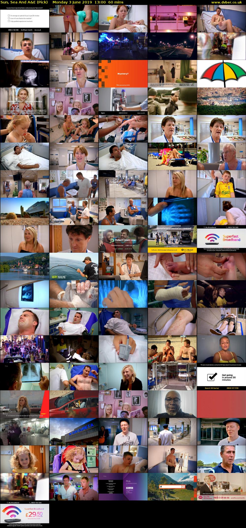 Sun, Sea And A&E (Pick) Monday 3 June 2019 13:00 - 14:00